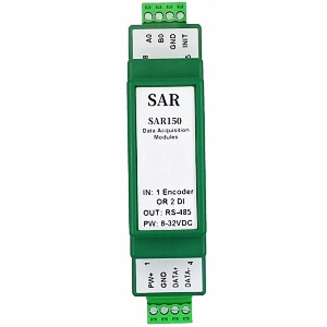 1路编码器或2路DI脉冲计数器Modbus RTU模块 SAR150
